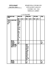Đề kiểm tra cuối học kì I môn Lịch sử & địa lí 6 - Năm học 2021-2022 (Có đáp án)
